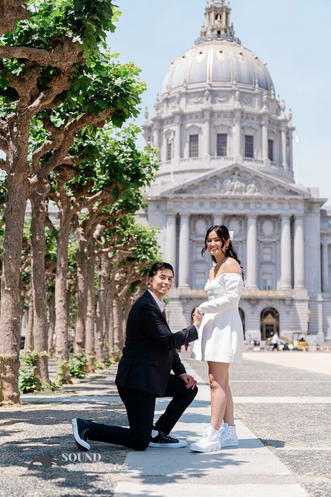 San Francisco City Hall Engagement // Amanda & Benn -