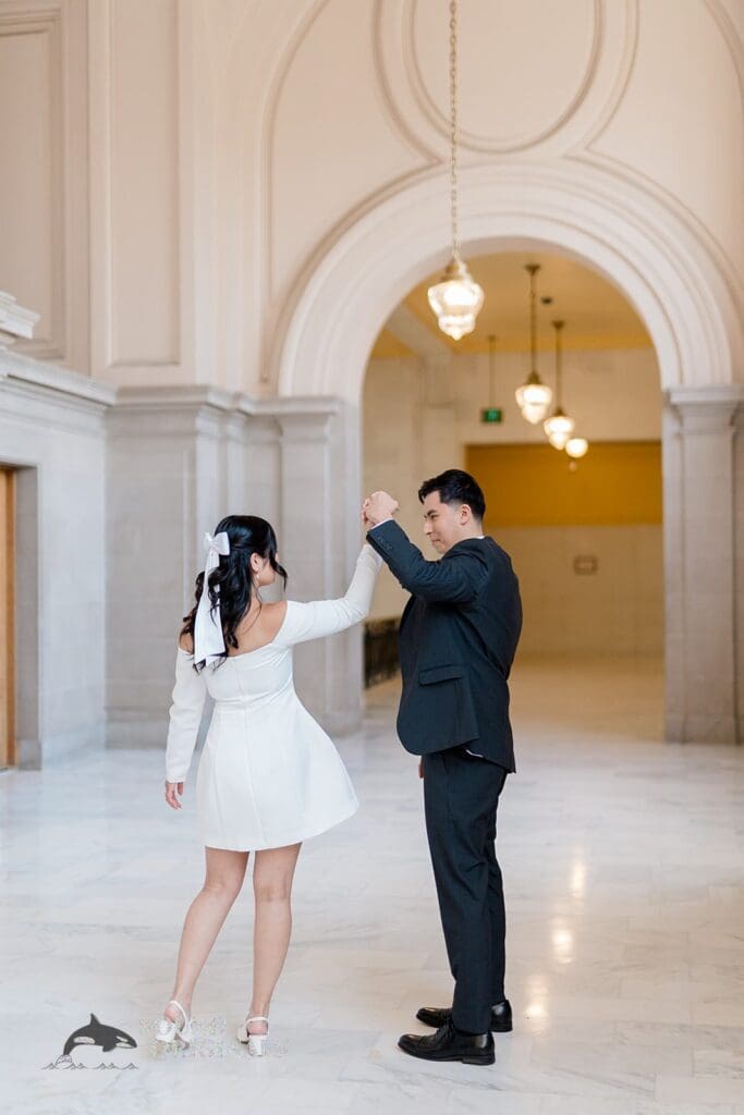 San Francisco City Hall Engagement // Amanda & Benn -