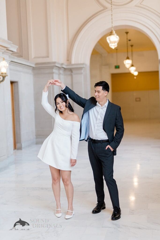 San Francisco City Hall Engagement // Amanda & Benn -