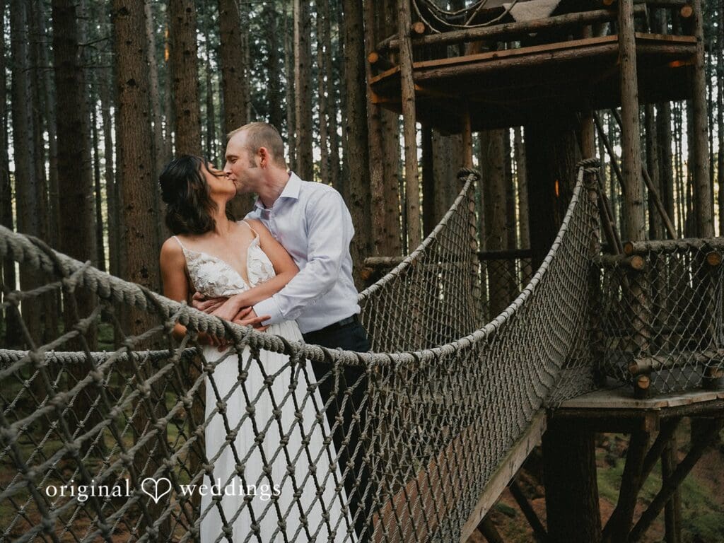 Bea + Ryan Redmond Emerald Forest Wedding -