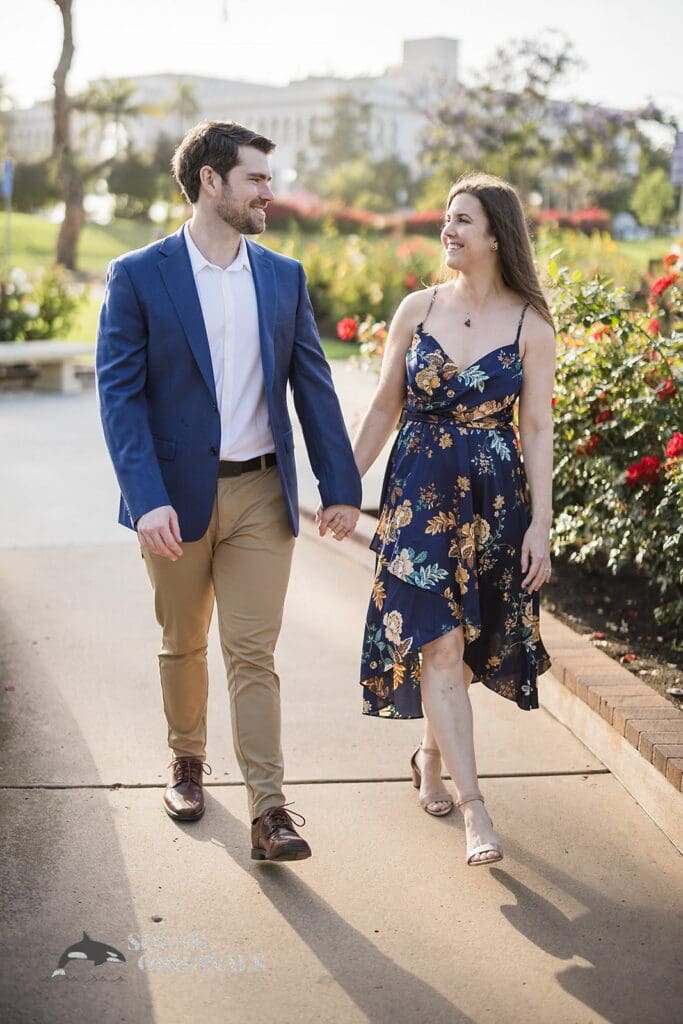 Balboa Park Engagement // Sarah + Kevin -