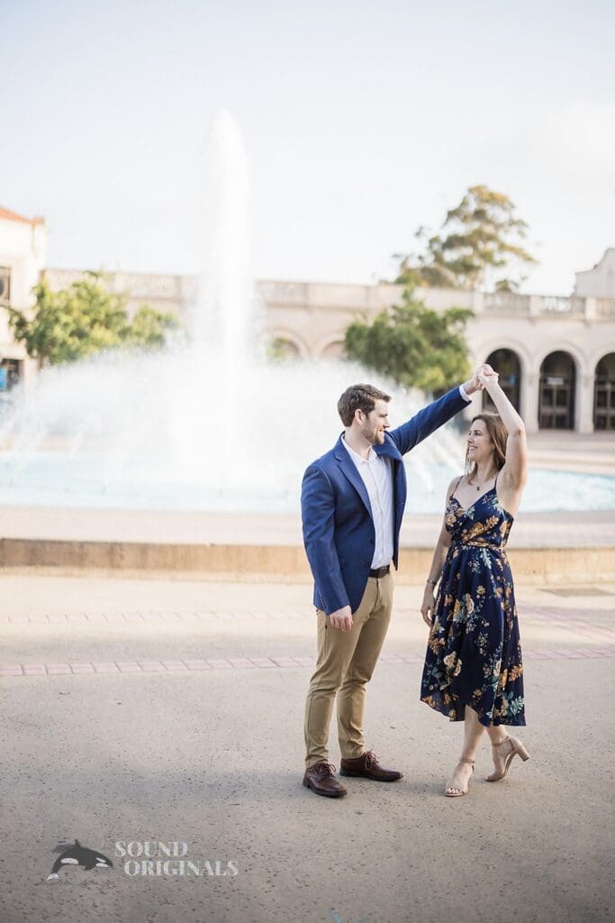 Balboa Park Engagement // Sarah + Kevin -