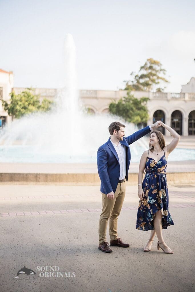 Balboa Park Engagement // Sarah + Kevin -