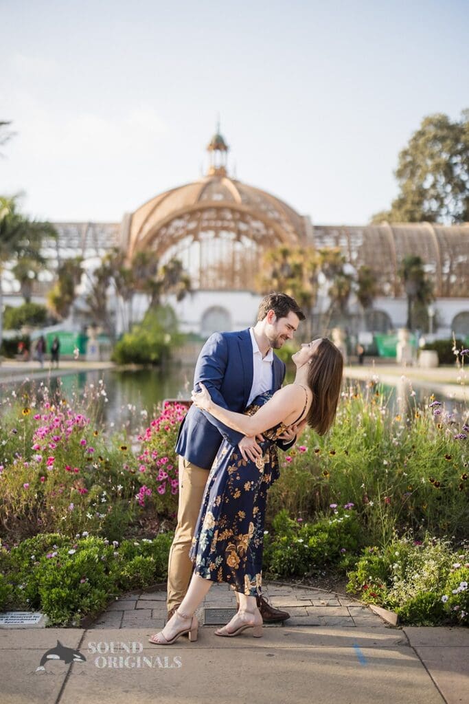 Balboa Park Engagement // Sarah + Kevin -