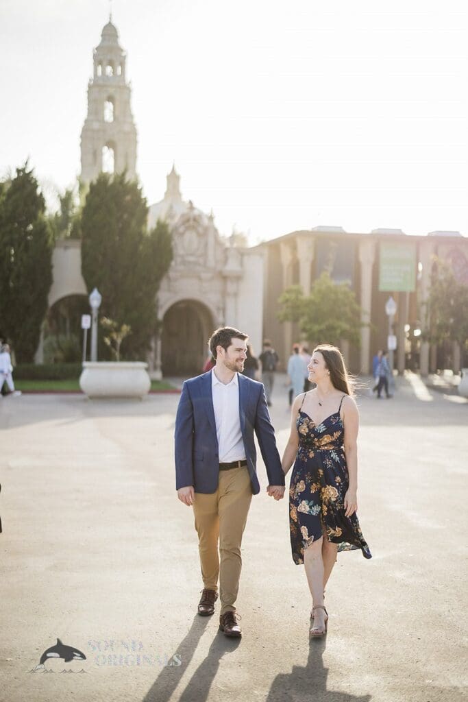 Balboa Park Engagement // Sarah + Kevin -
