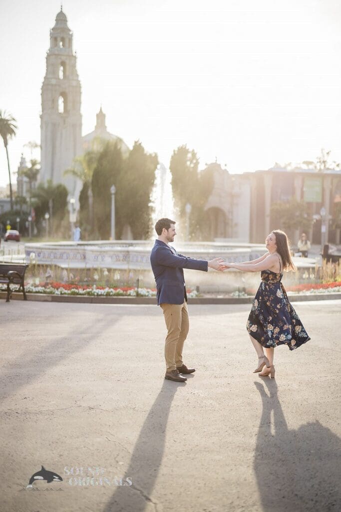 Balboa Park Engagement // Sarah + Kevin -