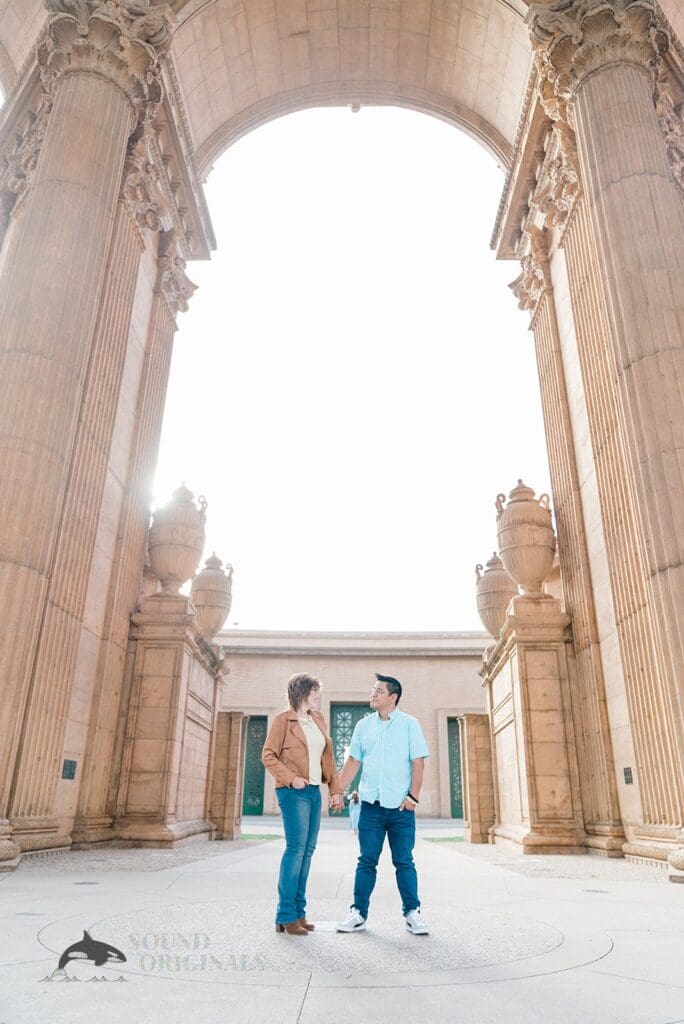 Palace of Fine Arts Engagement // Christina & Christopher -
