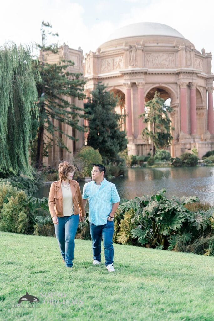 Palace of Fine Arts engagement photography by San Francisco Wedding Photography & Videography, one of the 24 Best Places for Engagement Photos in San Francisco