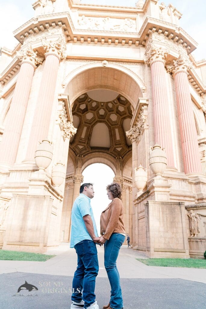 Palace of Fine Arts Engagement // Christina & Christopher -