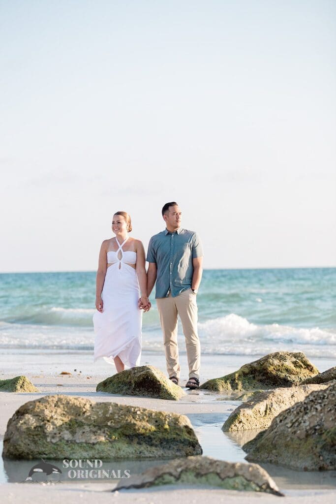 Nicholas + Anne Redington Shores Beach Engagement // Nicholas + Anne -