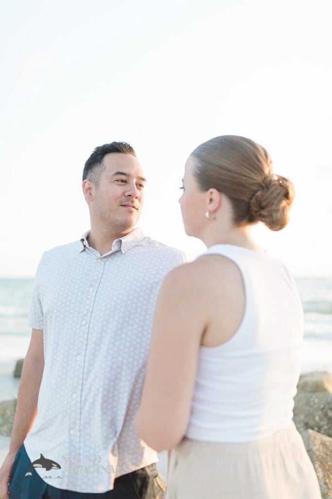 Nicholas + Anne Redington Shores Beach Engagement // Nicholas + Anne -