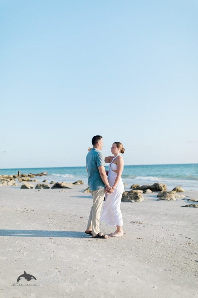 Nicholas + Anne Redington Shores Beach Engagement // Nicholas + Anne -