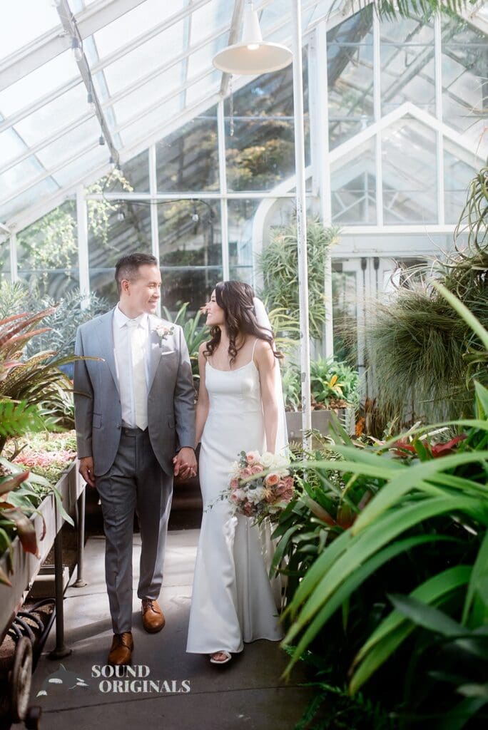Volunteer Park Conservatory Wedding // Amy + Greg -