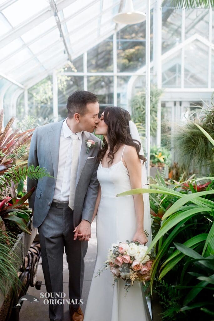 Volunteer Park Conservatory Wedding // Amy + Greg -