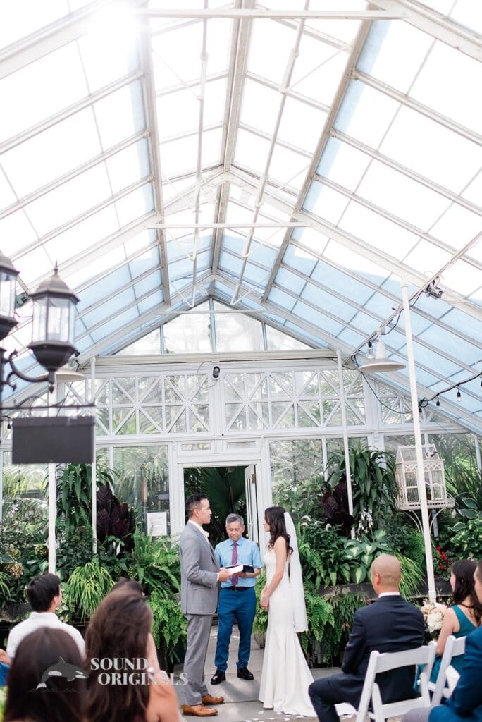 Volunteer Park Conservatory Wedding // Amy + Greg -
