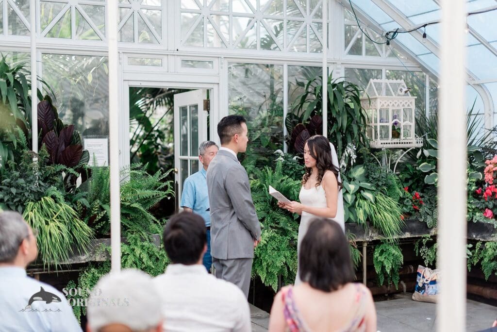 Volunteer Park Conservatory Wedding // Amy + Greg -