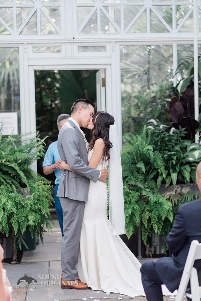 Volunteer Park Conservatory Wedding // Amy + Greg -