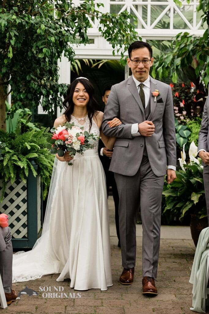 Volunteer Park Conservatory Wedding // Trironk + Erika -