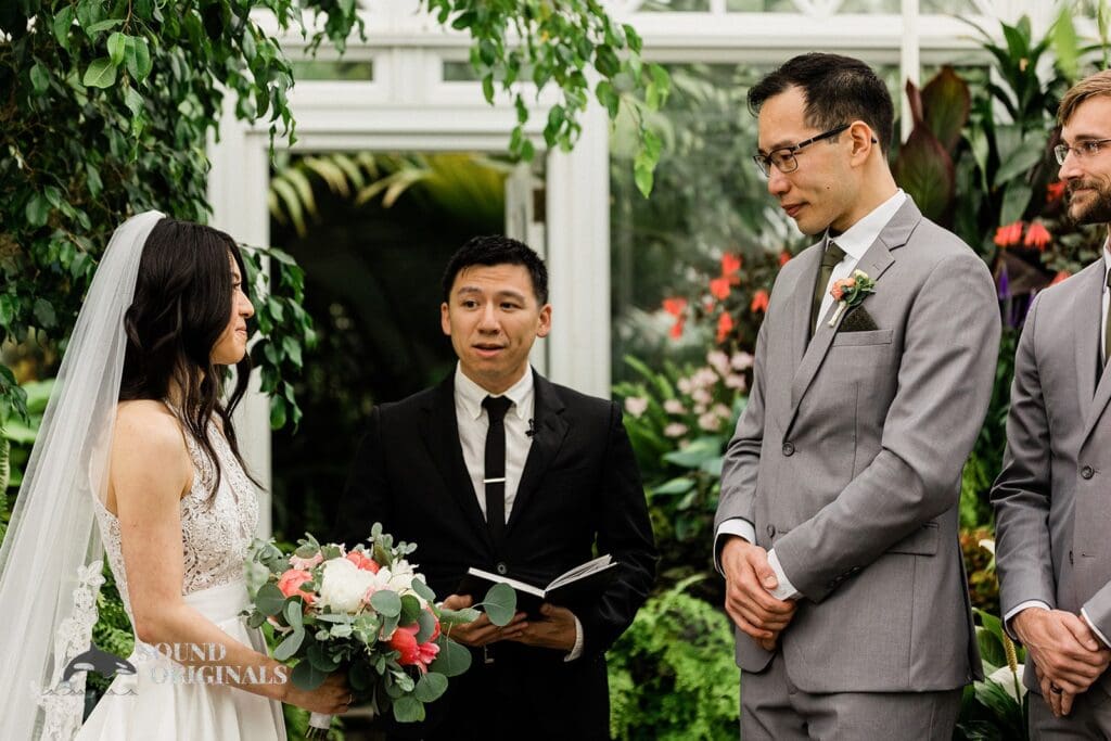 Volunteer Park Conservatory Wedding // Trironk + Erika -