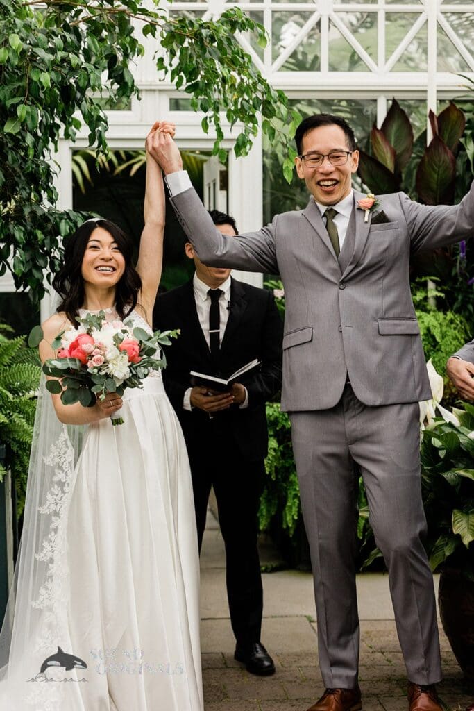 Volunteer Park Conservatory Wedding // Trironk + Erika -