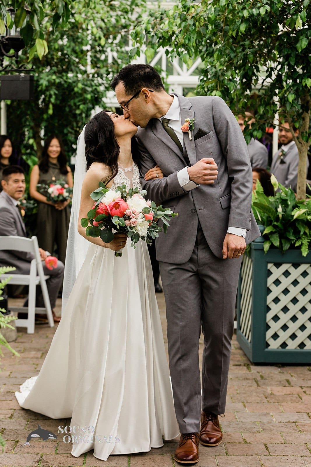 Volunteer Park Conservatory Wedding // Trironk + Erika -