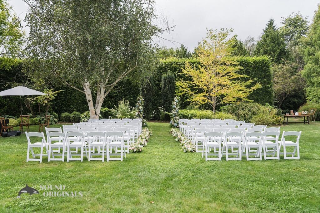 An Outdoor Garden Ceremony at Briarwood Estate