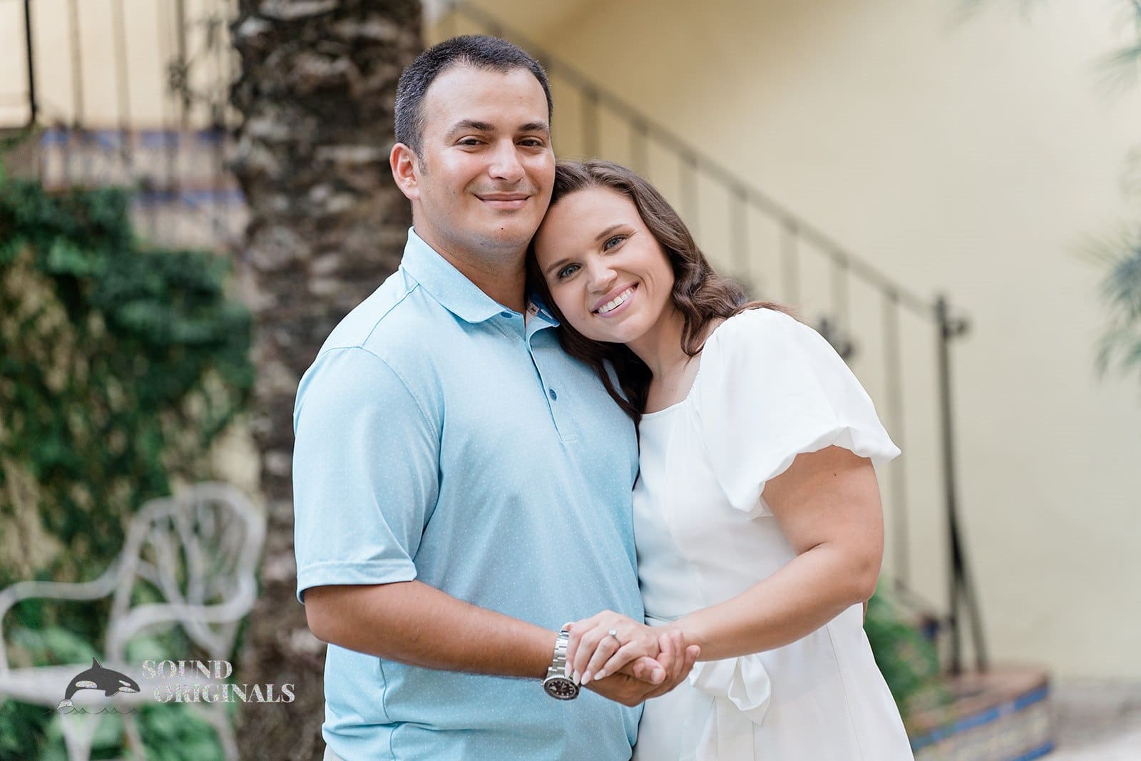 Lake Worth Ave Clock Tower Engagement // Amy + Alecsander -