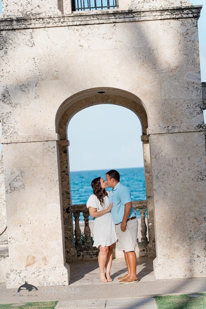 Lake Worth Ave Clock Tower Engagement // Amy + Alecsander -