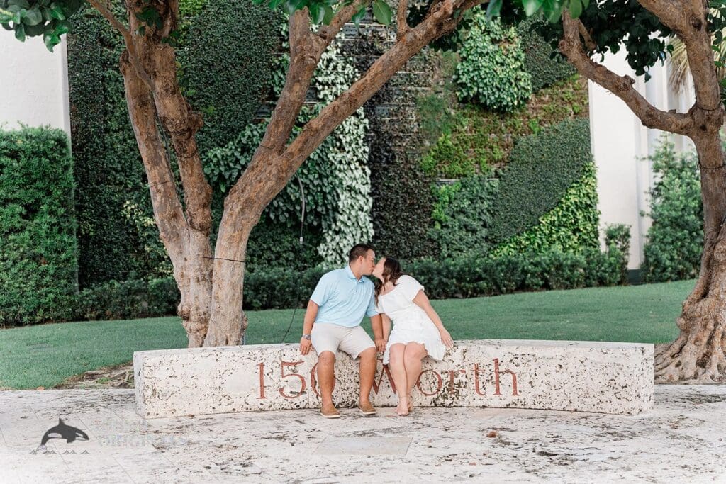 Lake Worth Ave Clock Tower Engagement // Amy + Alecsander -