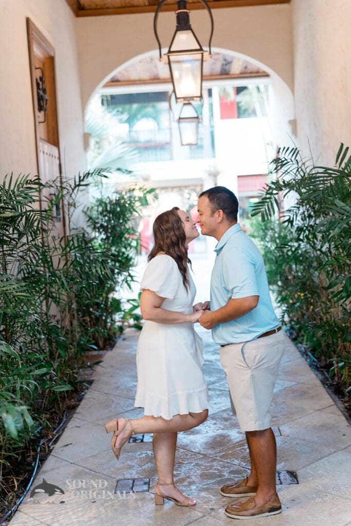 Lake Worth Ave Clock Tower Engagement // Amy + Alecsander -