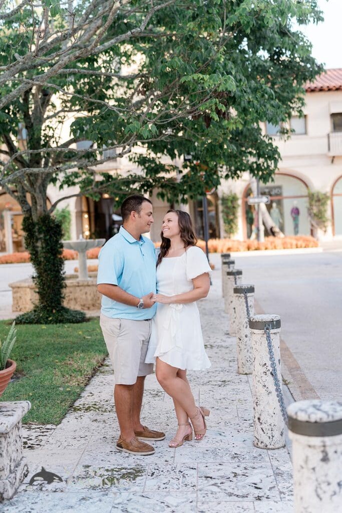 Lake Worth Ave Clock Tower Engagement // Amy + Alecsander -