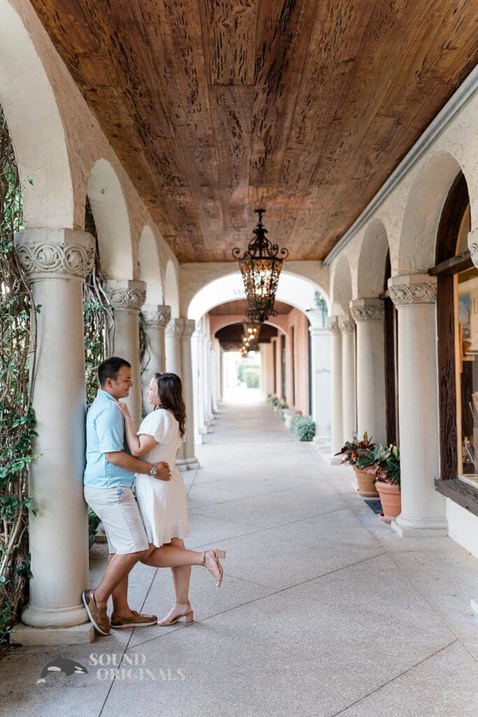 Lake Worth Ave Clock Tower Engagement // Amy + Alecsander -
