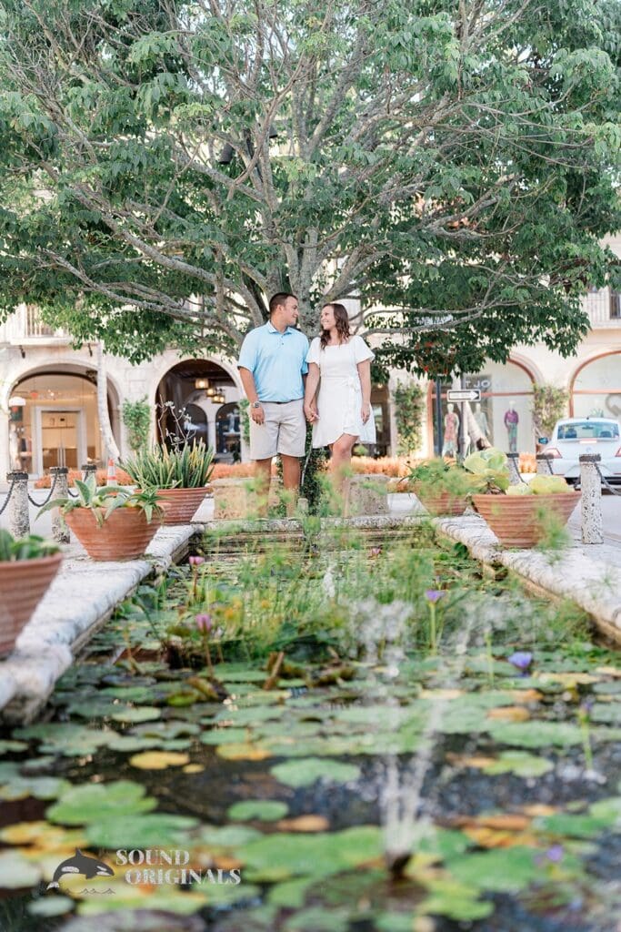 Lake Worth Ave Clock Tower Engagement // Amy + Alecsander -