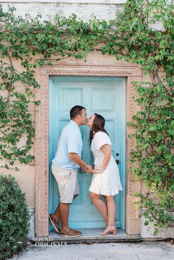 Lake Worth Ave Clock Tower Engagement // Amy + Alecsander -