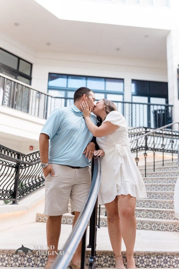 Lake Worth Ave Clock Tower Engagement // Amy + Alecsander -