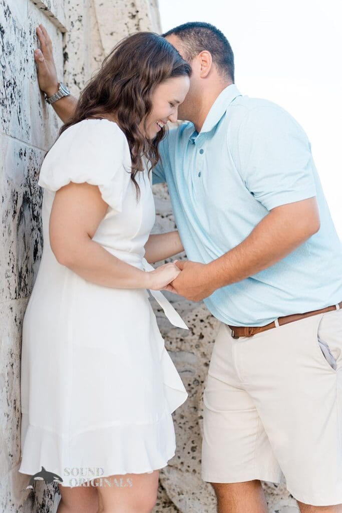 Lake Worth Ave Clock Tower Engagement // Amy + Alecsander -