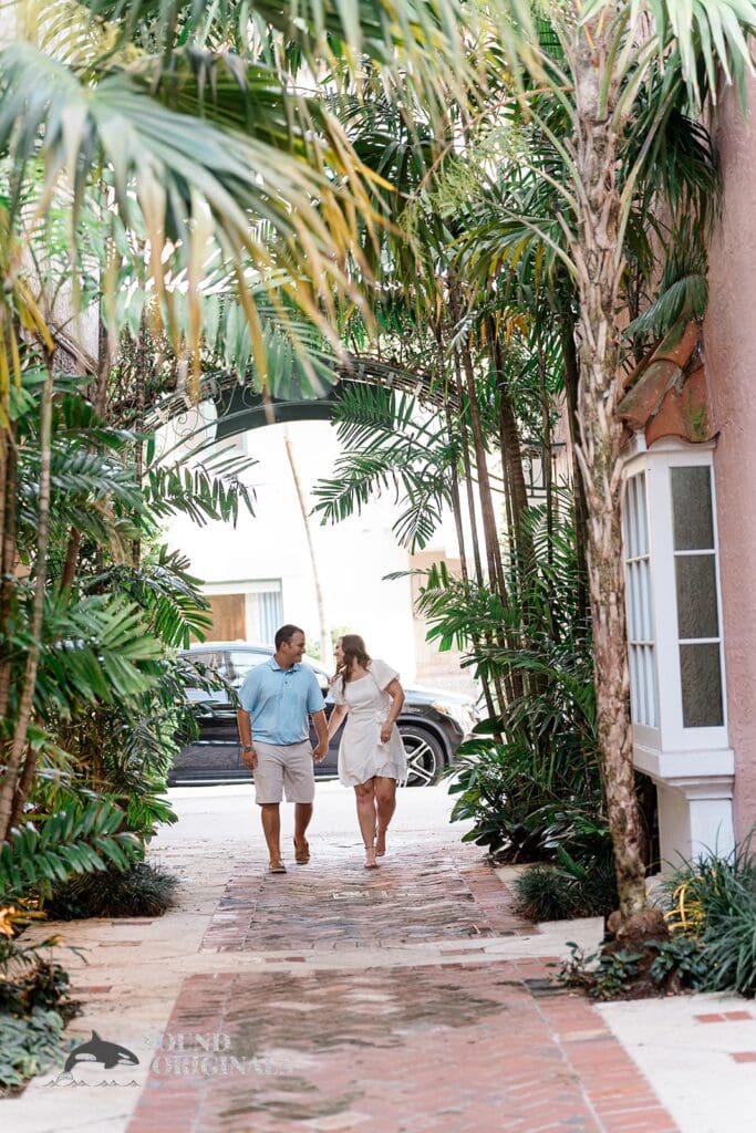 Lake Worth Ave Clock Tower Engagement // Amy + Alecsander -