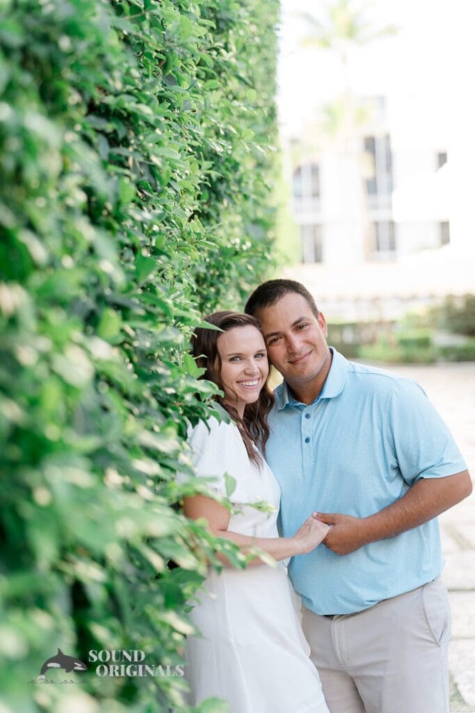 Lake Worth Ave Clock Tower Engagement // Amy + Alecsander -
