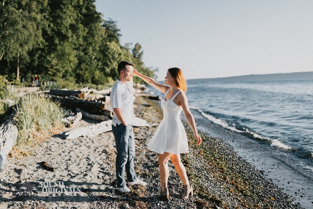 Seahurst Beach Engagement // Claire + Michael -