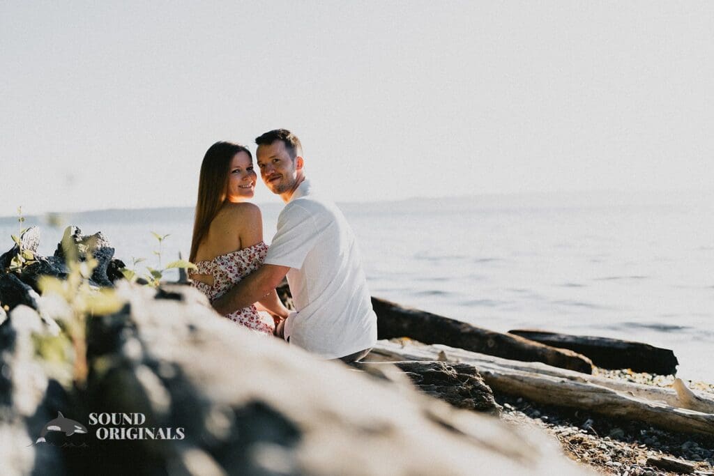 Seahurst Beach Engagement // Claire + Michael -