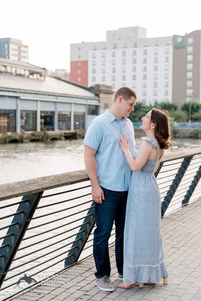 Race Street Pier Engagement // Katie + Shane -