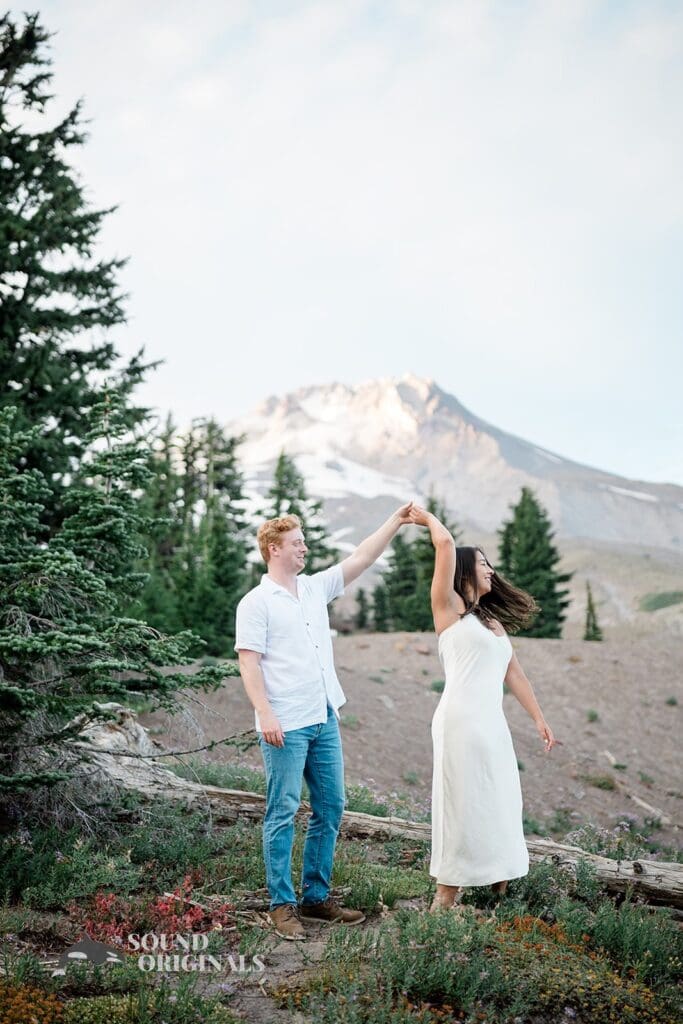 Katlyn + Caleb Timberline Lodge Engagement // Katlyn + Caleb -