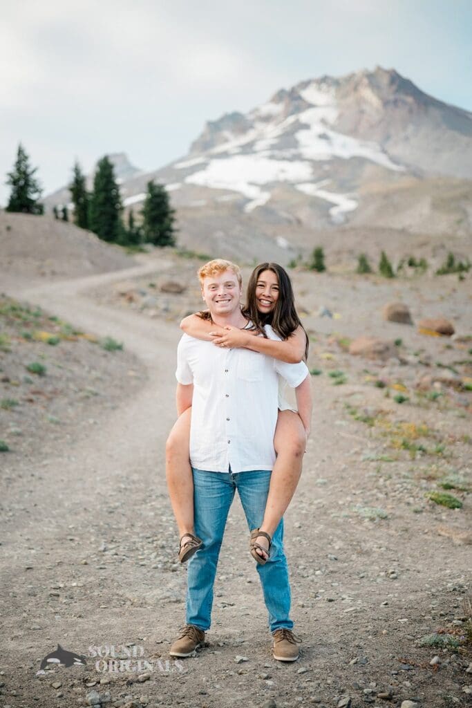 Katlyn + Caleb Timberline Lodge Engagement // Katlyn + Caleb -