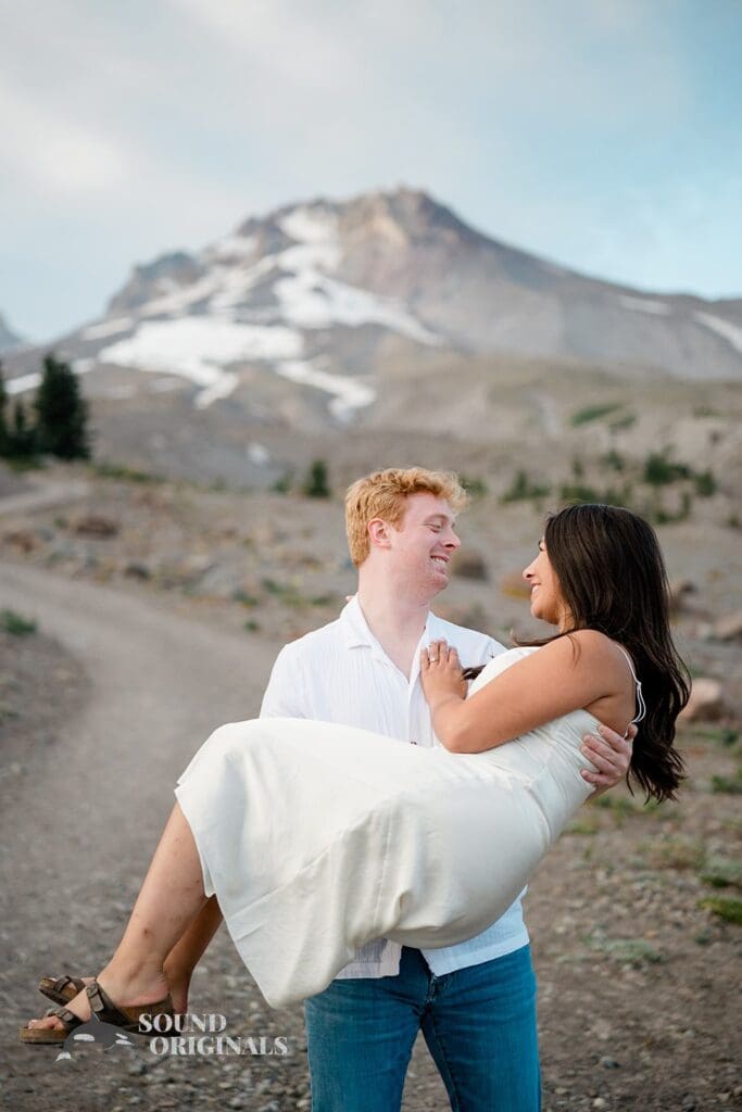 Katlyn + Caleb Timberline Lodge Engagement // Katlyn + Caleb -