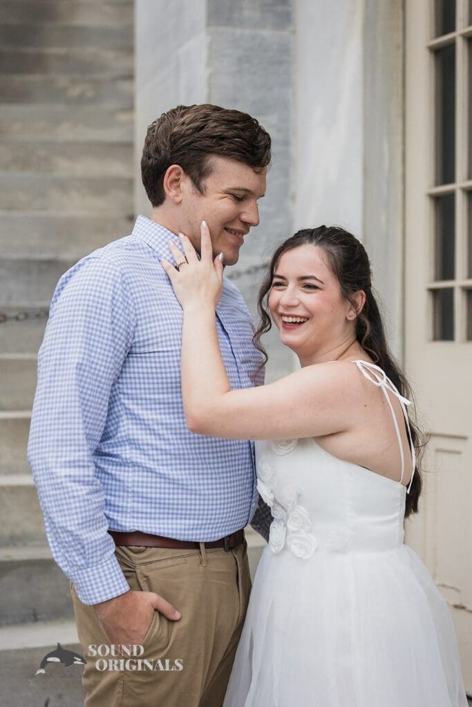 Merchant Exchange Building Engagement // Dakota + Carter -