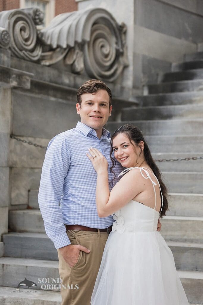 Merchant Exchange Building Engagement // Dakota + Carter -