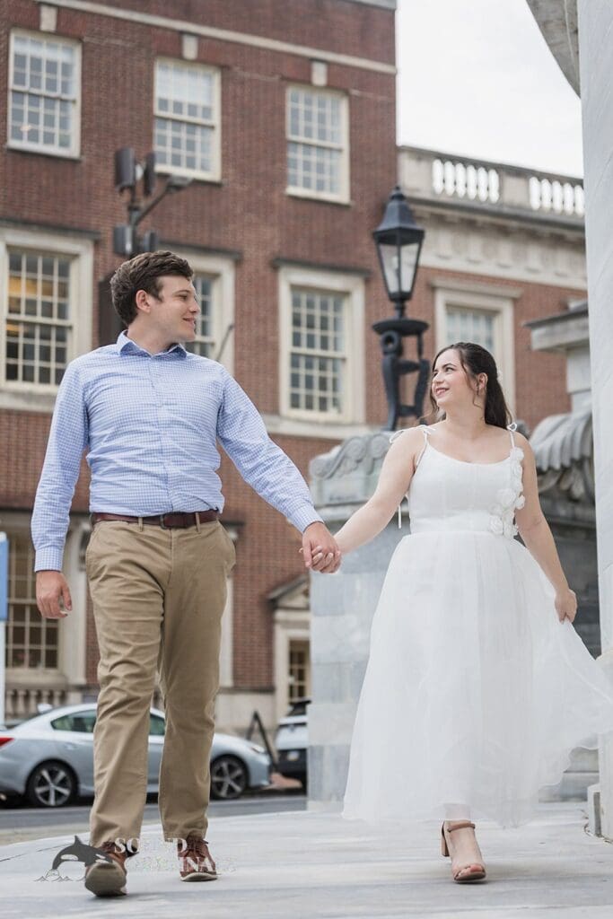 Merchant Exchange Building Engagement // Dakota + Carter -