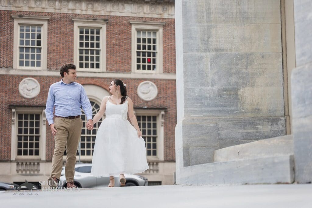 Merchant Exchange Building Engagement // Dakota + Carter -