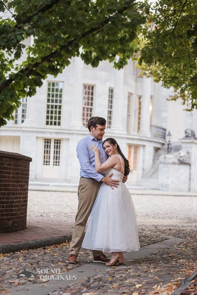 Merchant Exchange Building Engagement // Dakota + Carter -