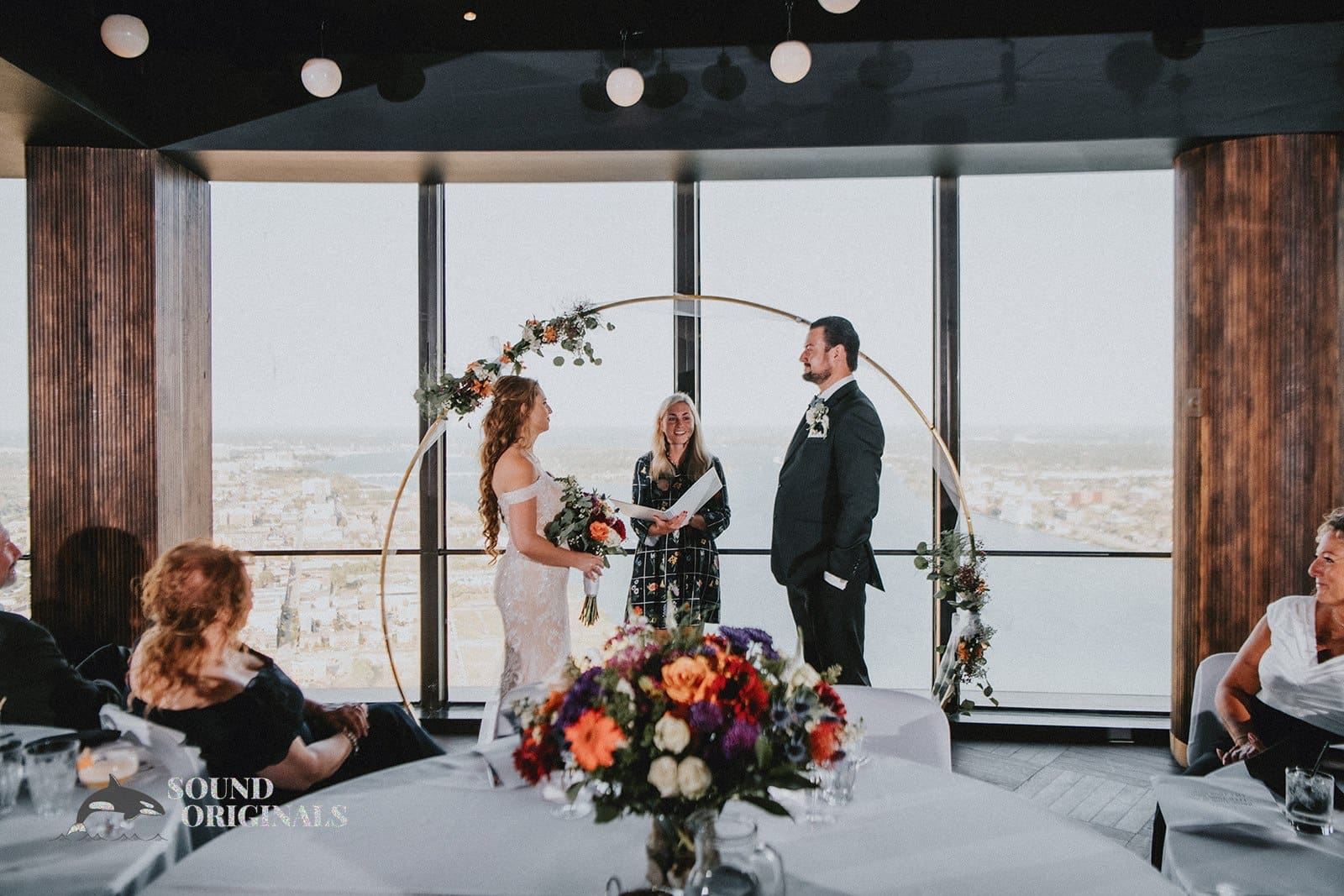 MGM Grand/Highlands Detroit Wedding // Wesley + Rebecca -